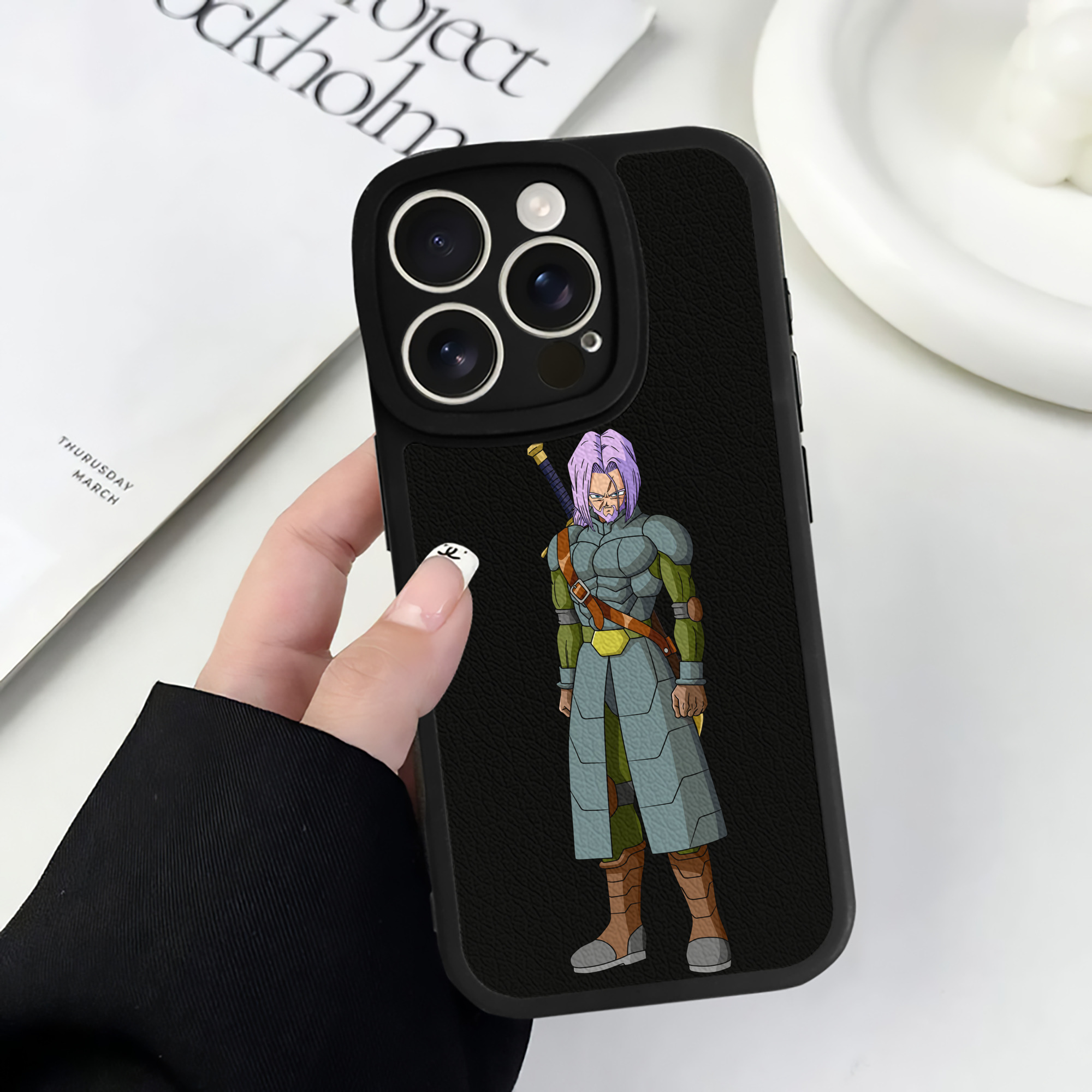 （画像用） ドラゴンボール DRAGON BALL 【iPhone 16シリーズ対応】シリコンスマホケース（レザー調） 材質：シリコン